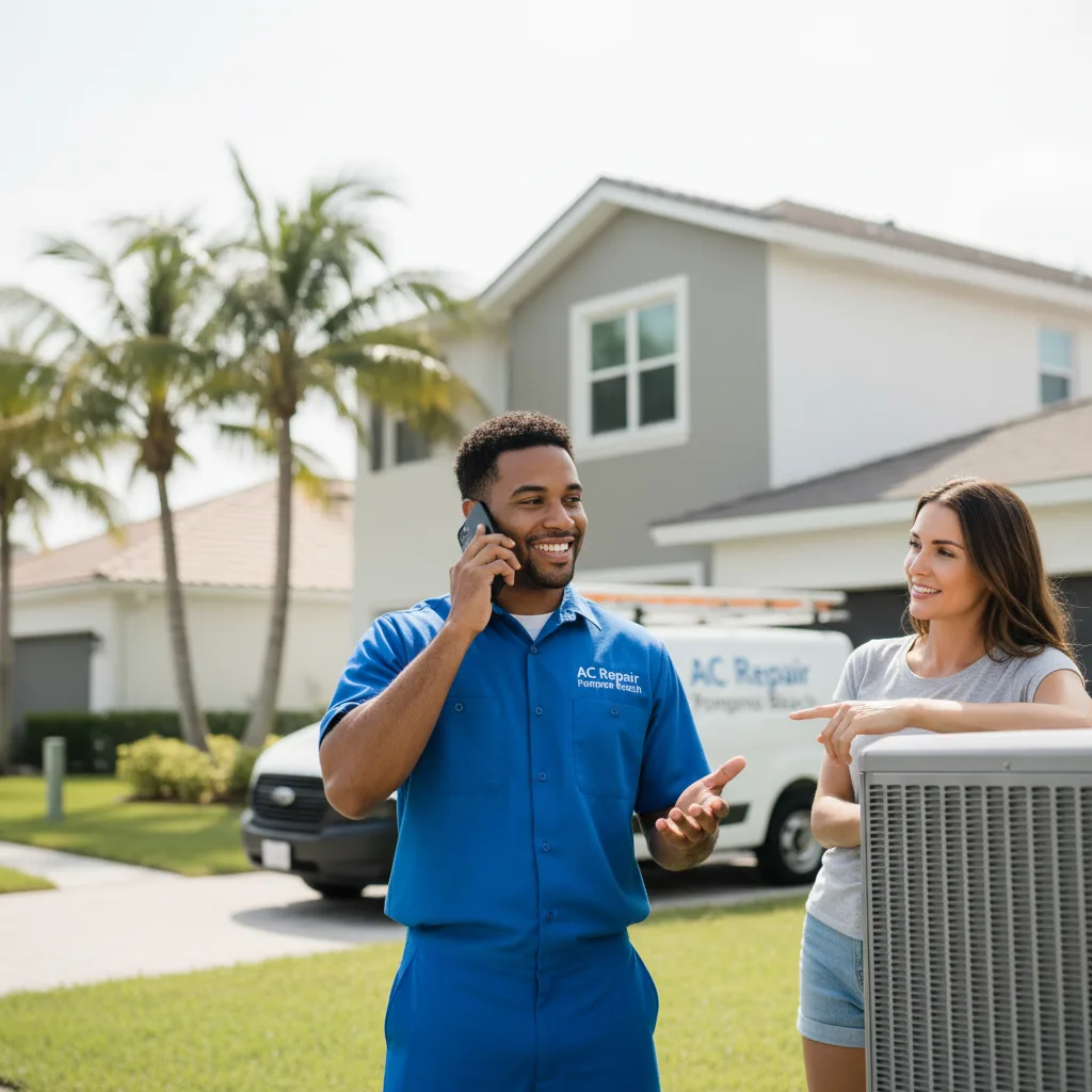 AC Repair Pompano Beach customer support in South Lebanon